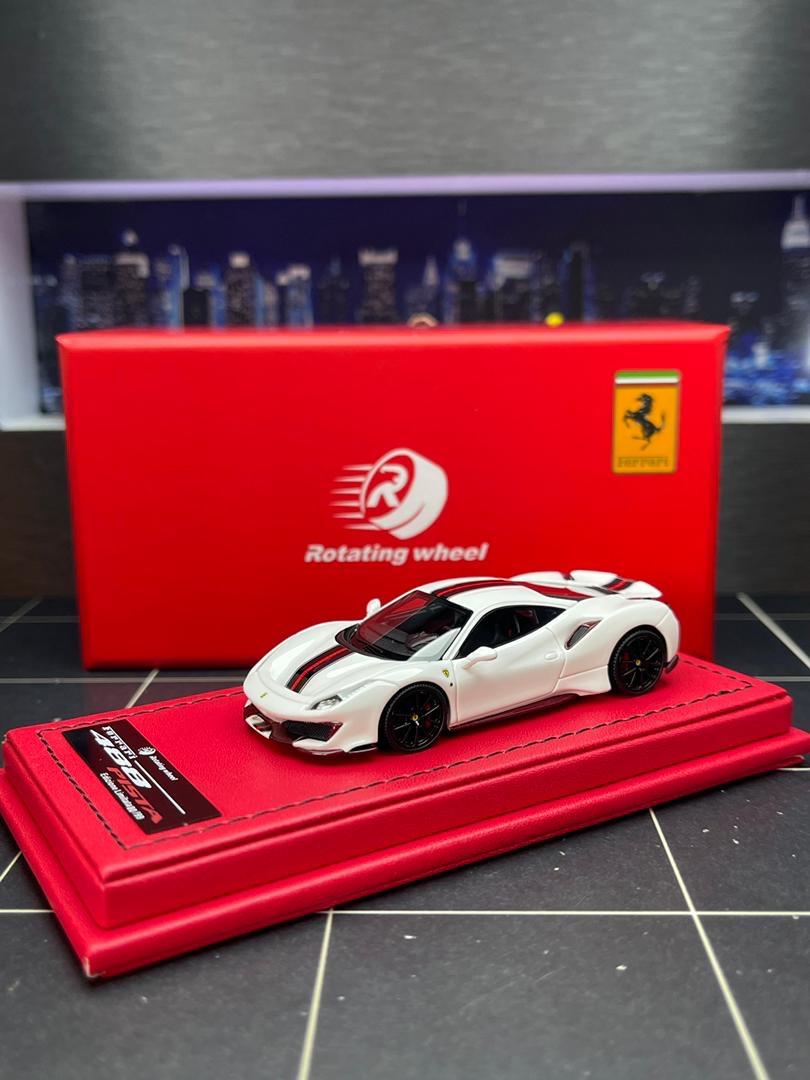 Rotating Wheel 1:64 Ferrari 488 Pista - Resin – Myguycollectibles