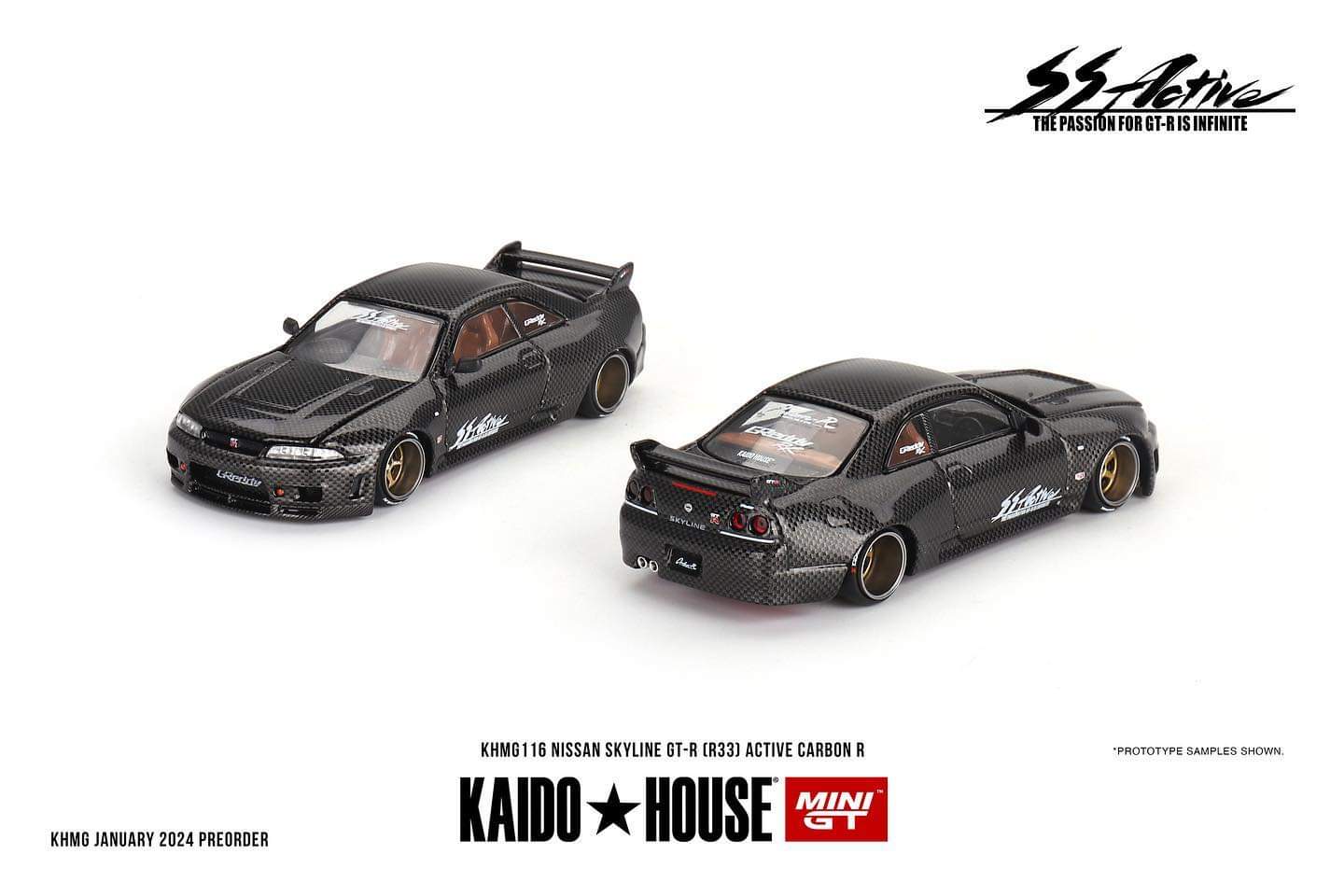 Mini GT x Kaido House No.116 Nissan Skyline GT-R (R33) Active