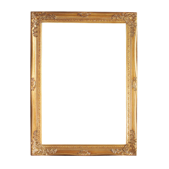 ビッグフレーム 額縁(S) ゴールド・金 アンティーク調 クラシック