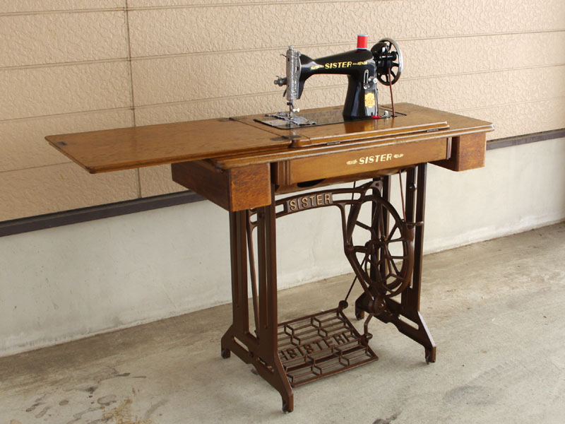 Brother “SISTER” ブラザー製足踏みミシン 足踏みミシン・手回しミシン