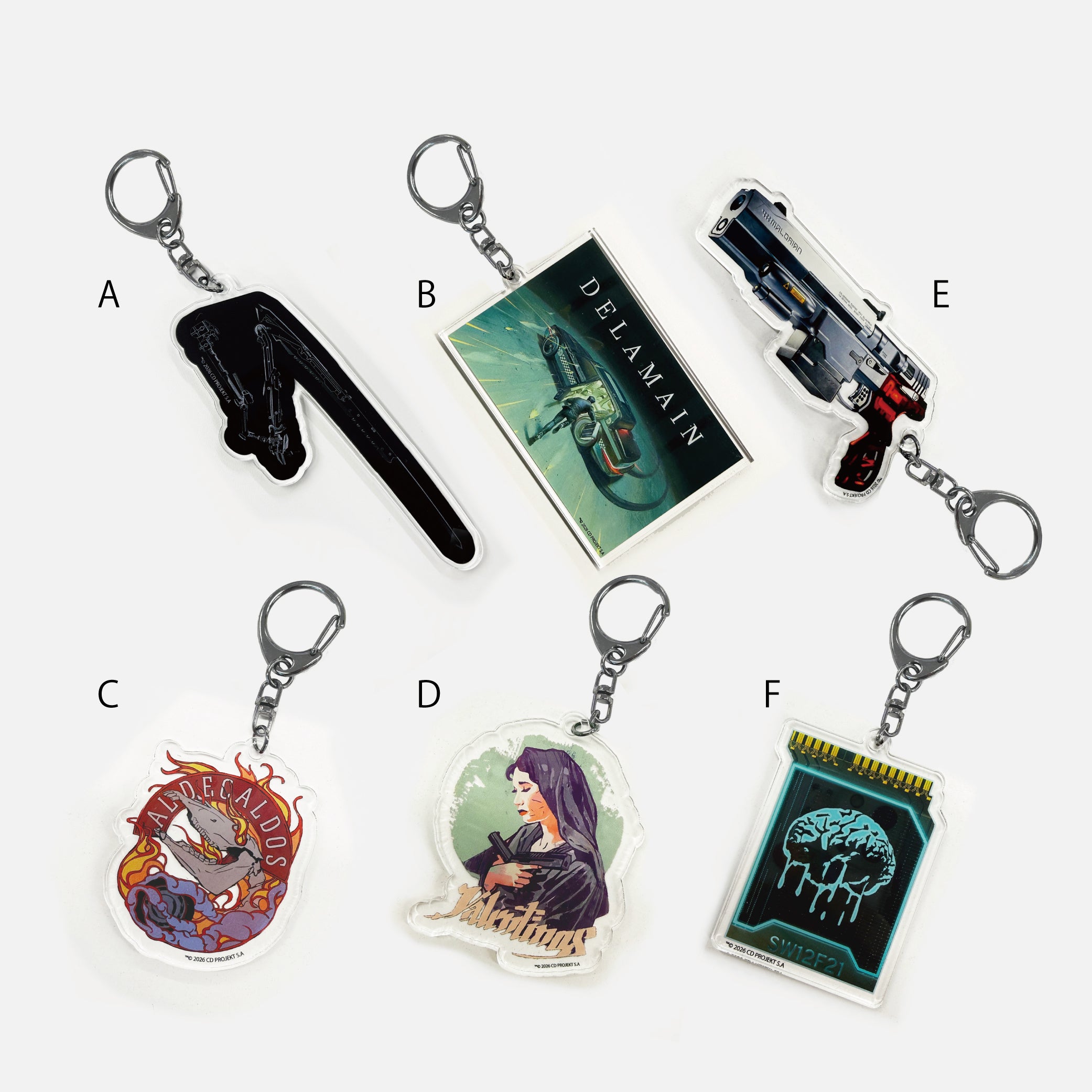 Cyberpunk 2077【サイバーパンク2077】アクリルキーホルダー – 【公式