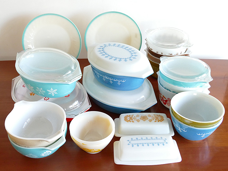 オールドパイレックスのキャセロールなどをアップ – ファイヤーキング