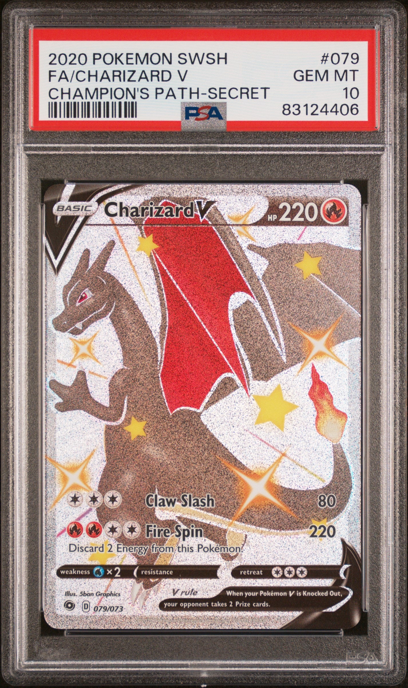 Charizard V (Secret) 79/73 PSA 10 – Derpy Cards