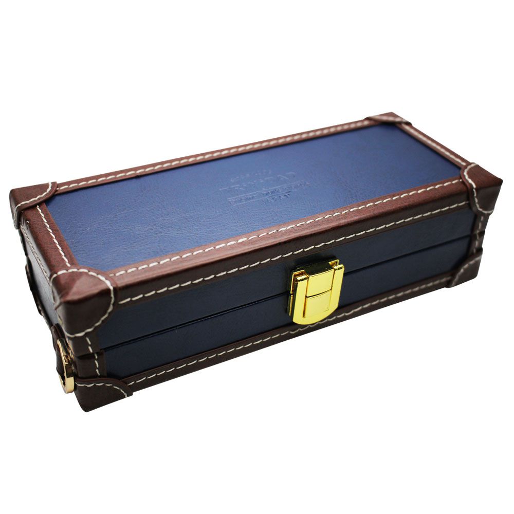 TRiNiDAD】Darts Case TRUNK ネイビー×ブラウン トリニダード ダーツ