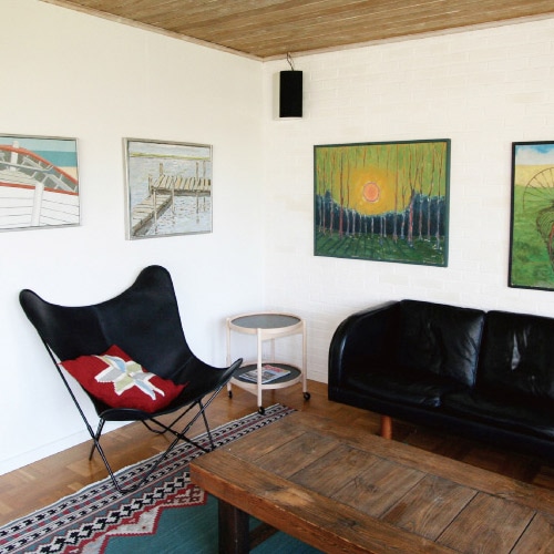 BKFチェア / ブラックレザー / cuero クエロ [ BKF Chair バタフライ