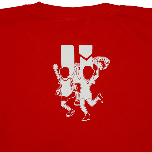 TEKI Tシャツ YOKOHAMA BURNING ver. (紅/男性) | UVERworld OFFICIAL