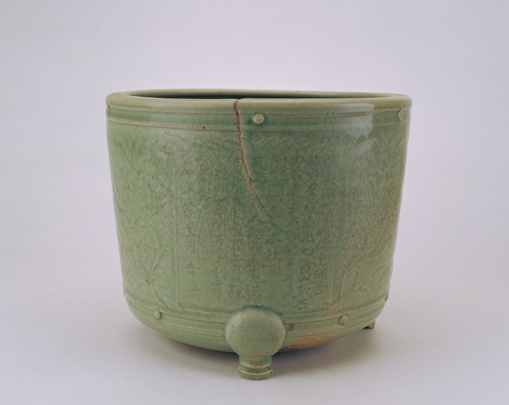 明代龙泉窑口青釉筒式香炉特点，如何鉴别|陶瓷,瓷器鉴赏知识|样子收藏