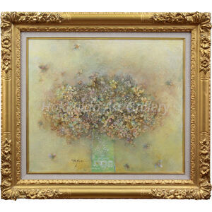 吉井光子 『花の音』 油彩画 - 北海道画廊