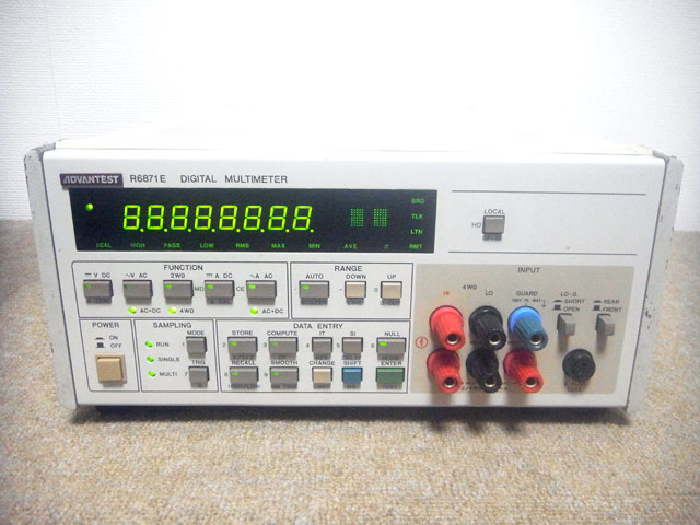 R6871Eデジタルマルチメータ｜中古測定器のアイジー