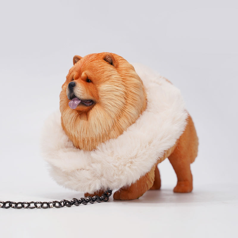 JXK173 チャウチャウ犬の置物（JXK Studio製）