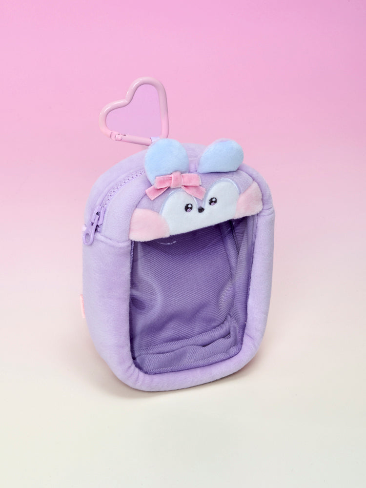 BT21 minini クリアバッグチャームポーチ(RIBBONED YOU) MANG – LINE