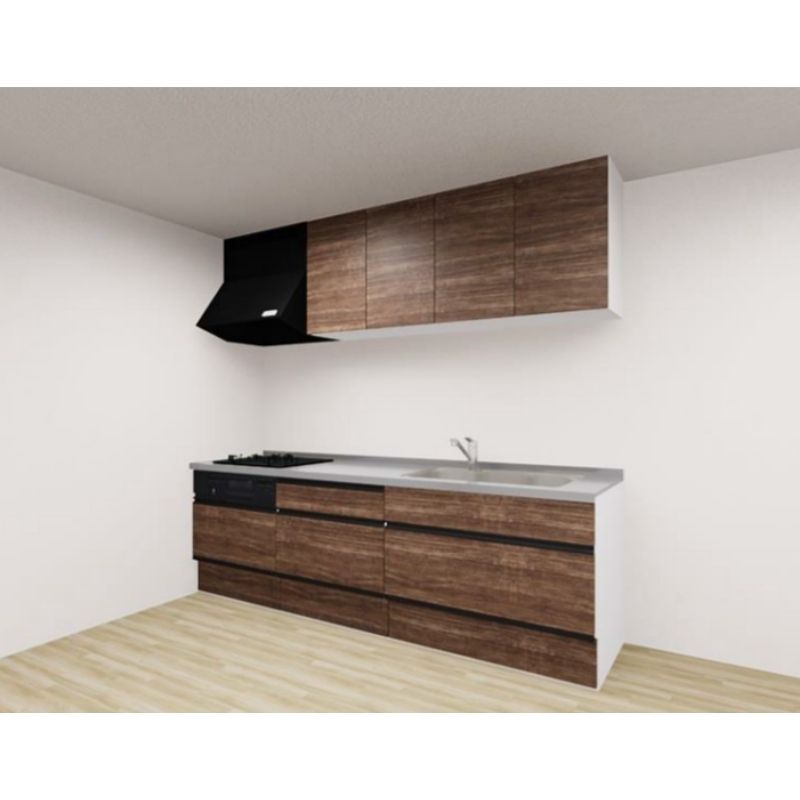 クリナップ システムキッチン ラクエラ I型 間口2600mm スライド収納