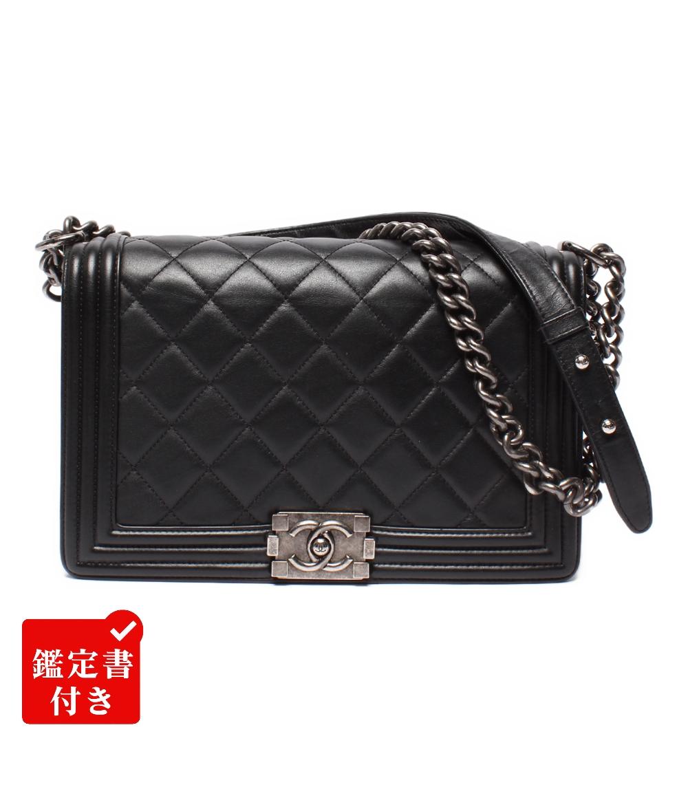 CHANEL チェーンショルダーバッグ 肩掛け ヴィンテージシルバー金具