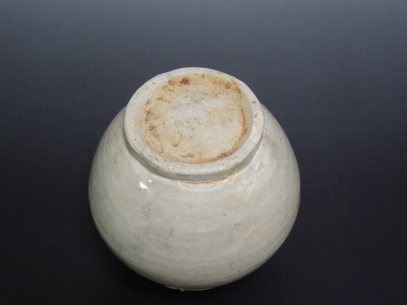 宋 白磁 蓋付壺四耳壺 仙遊洞