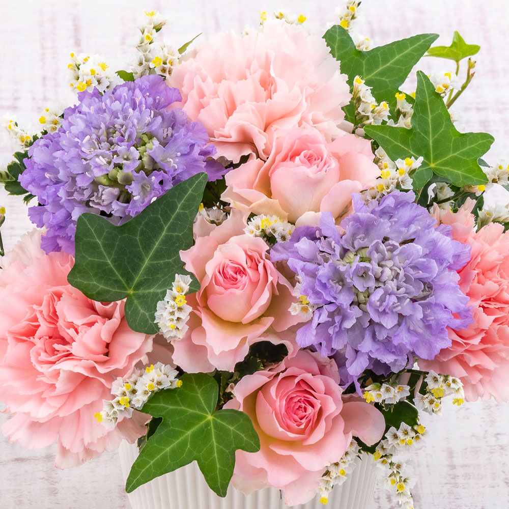 東京フラワーブーケ「チョコクランチ」とアレンジメントのセット | 花