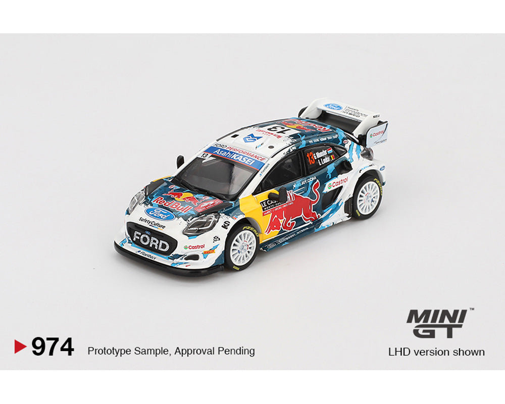 Mini GT 1:64 Ford Puma Rally1 #13 M-Sport Ford WRT 2024 Rally