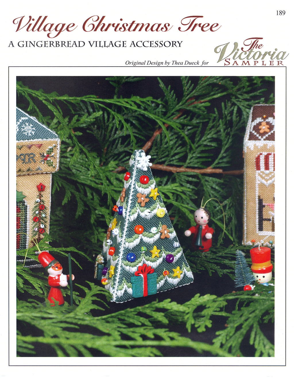 The Victoria Sampler Village Christmas Tree Leaflet