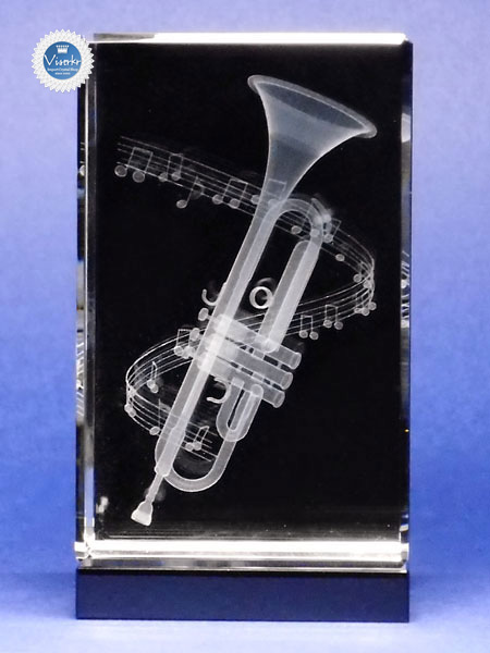 XXAOB109 3Dクリスタル トランペットの商品ご注文ページ