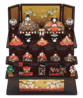 丹青堂のコンパクト段飾り