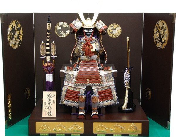 上原鎧袖作 獅子文様之鎧 12号鎧飾｜五月人形・雛人形なら人形の和光