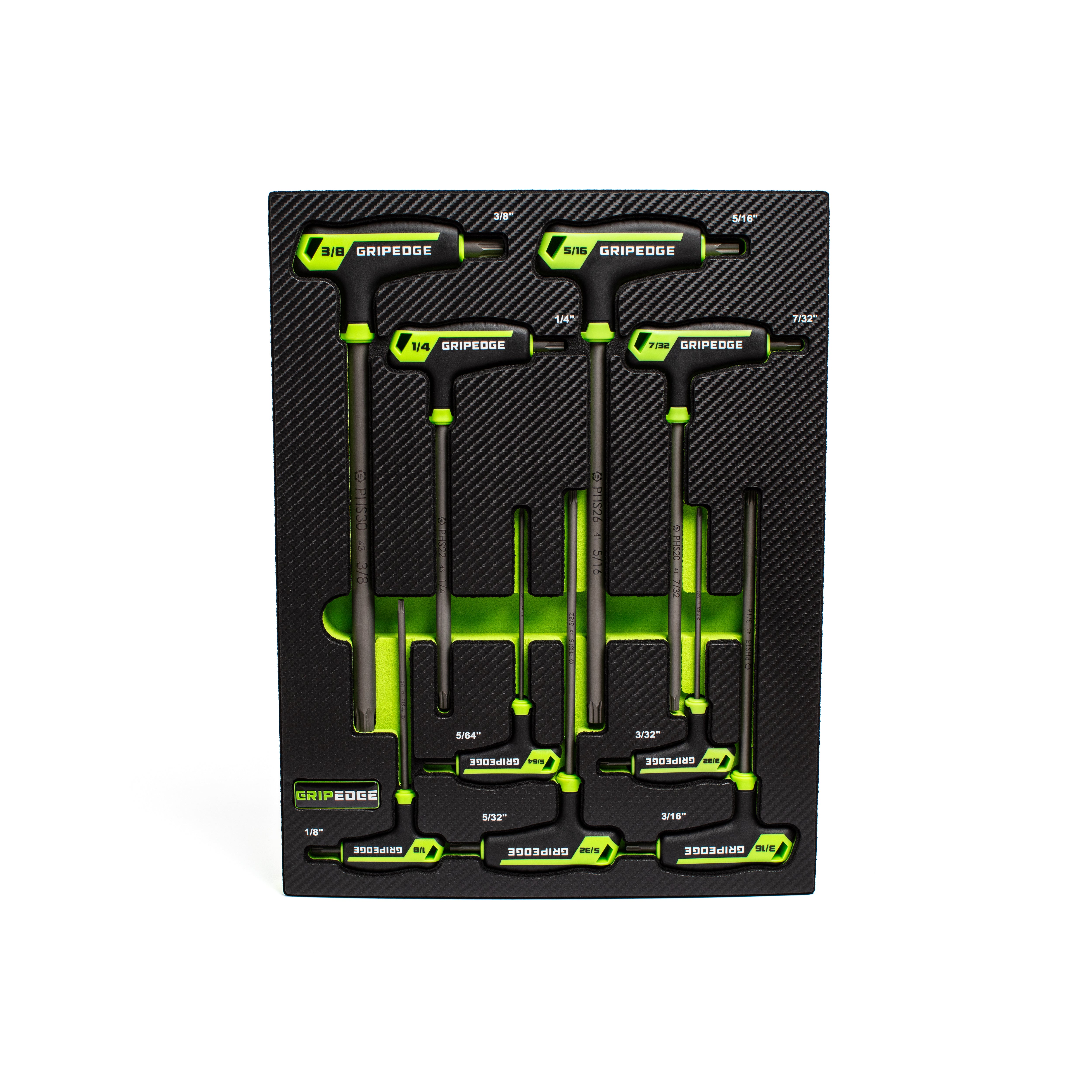 RPT Hex T-Handle Driver Set - 9Pc SAE | Grip Edge Tools – GRIPEDGE