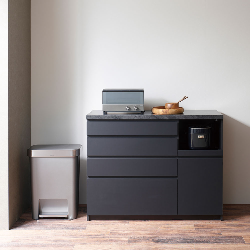 Pamouna（パモウナ）キッチンカウンター「CPA-1200R・RM下台」幅120cm