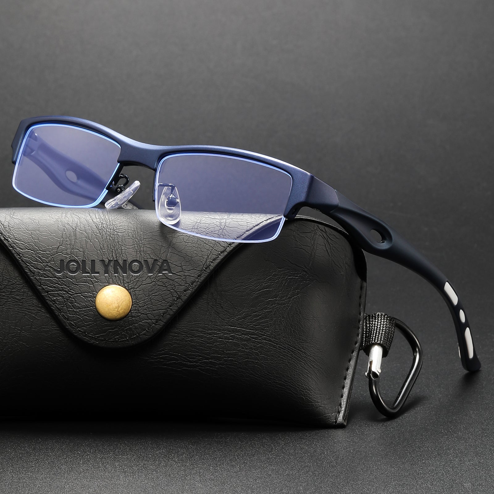 Leon Square Half Glasses Frame – Jollynova