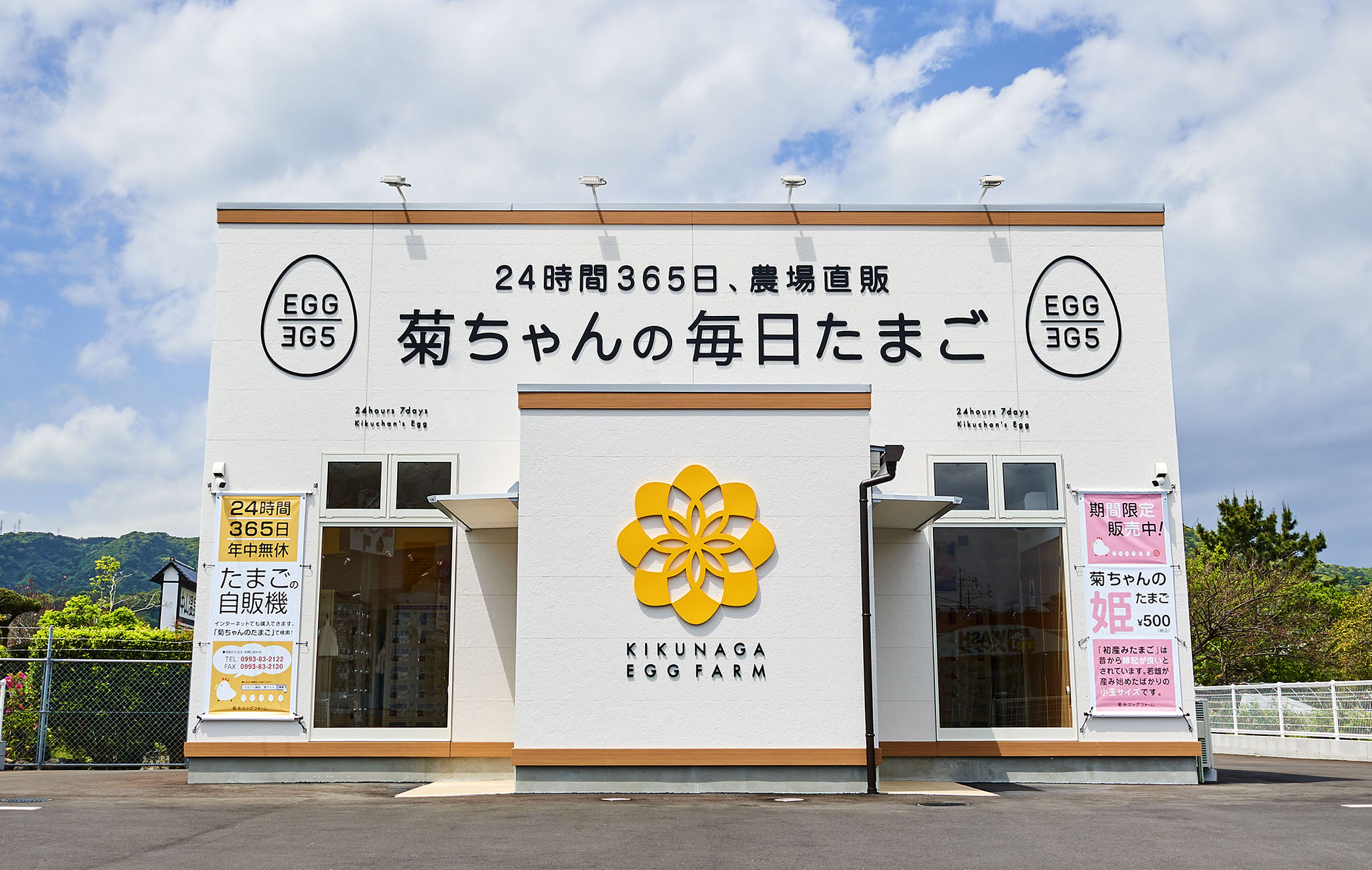 菊ちゃんの毎日たまご（自販機）｜たまごの菊ちゃん｜鹿児島県南九州市