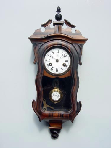 ユンハンス バイオリン型など - アンティーク掛時計