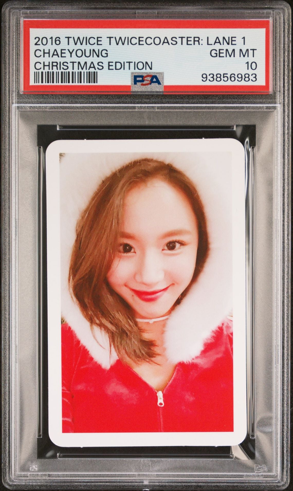 CHAEYOUNG CHRISTMAS EDITION PHOTOCARD 2016 TWICE TWICECOASTER