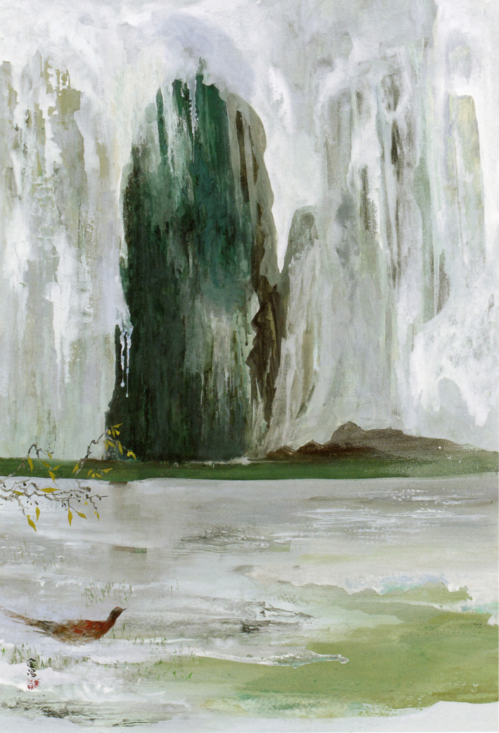 日本画家 信太金昌画伯