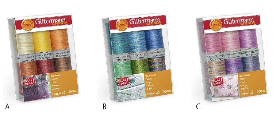 サルキー、ギッターマンの糸や安定紙の販売、ハスクバーナーミシンの