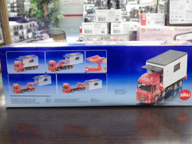 ミニカーショップグローバル - 1/50 siku メルセデスベンツ Portacabin