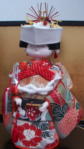 花嫁さん(木目込み人形)
