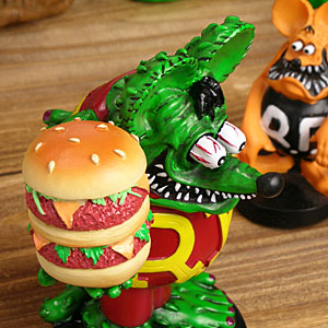 ラットフィンクボビングヘッドハンバーガーMサイズ アメリカン雑貨