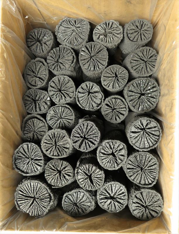 たーちん②【 伊予の切炭 】太め菊炭特選×2箱 たーちん②【 伊予の切炭