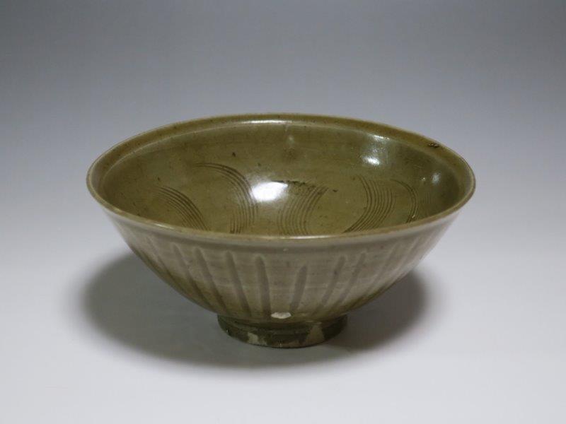 仙遊洞 同安窯 青磁猫掻手碗