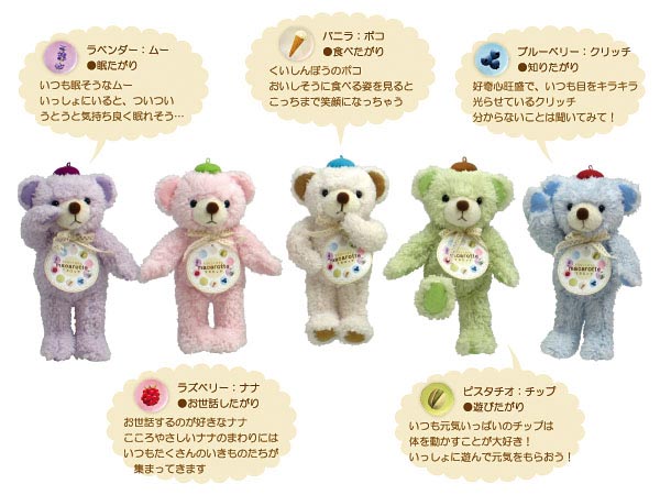 商品紹介 クマ macarotte クックとココ ミニ クックとココ Sサイズ