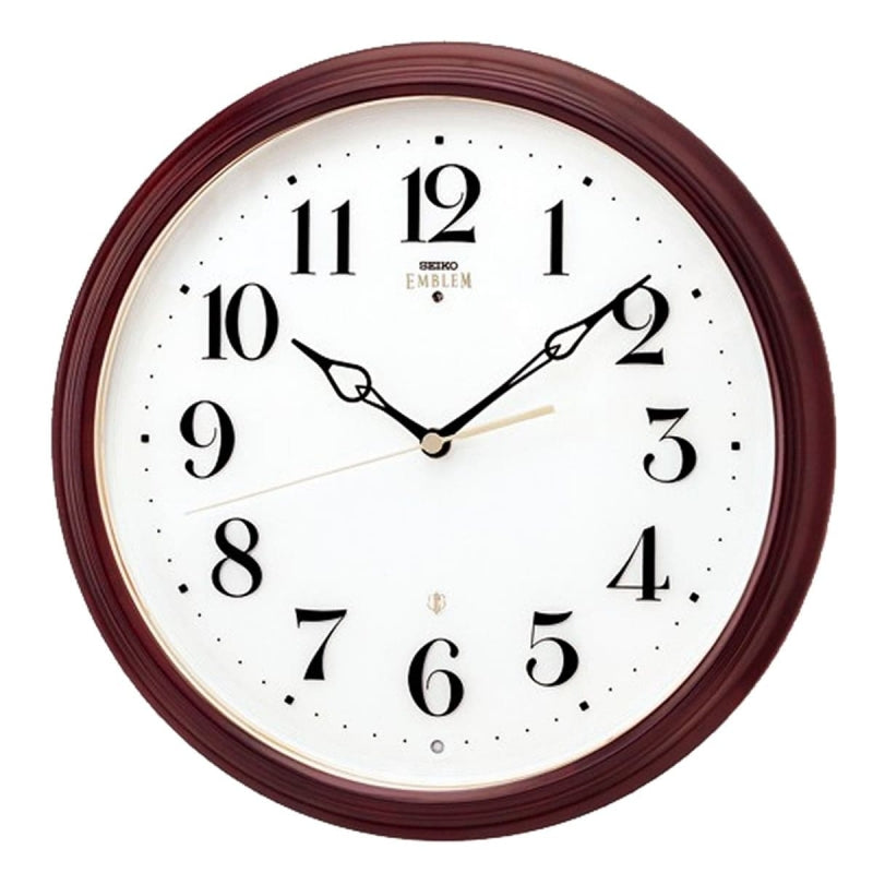 SEIKO EMBLEM（セイコー エムブレム）木枠 電波掛け時計 HS553B