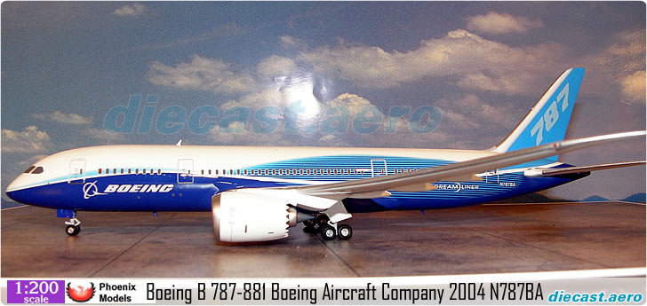 Model Aircraft : Boeing B 787-881 Boeing Aircraft Company 2004