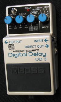 Analog Man Boss DD-3/Hicut Digital Delay Pedal