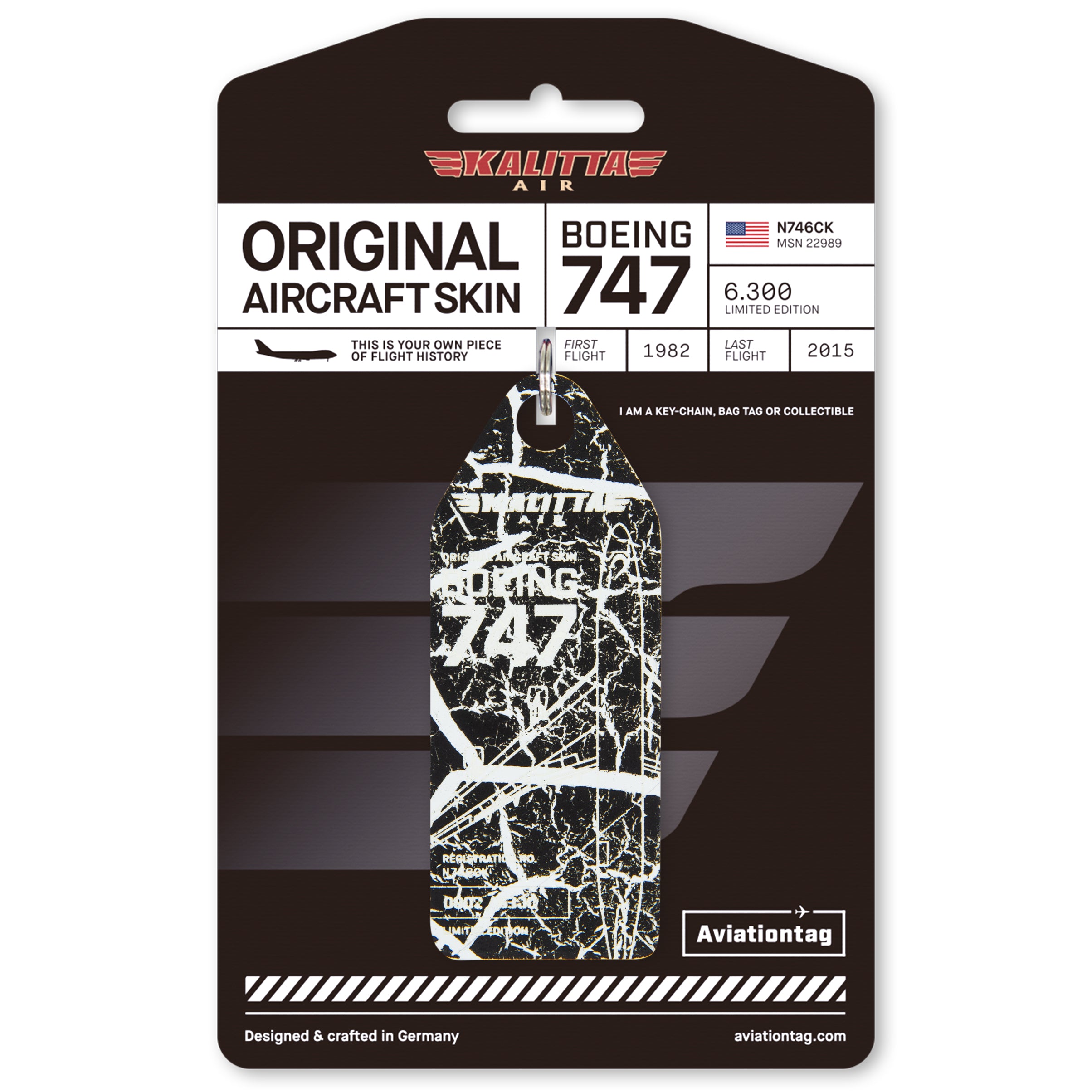 Aviationtag x Kalitta Air: Limited Boeing 747 N746CK Aviation Tag