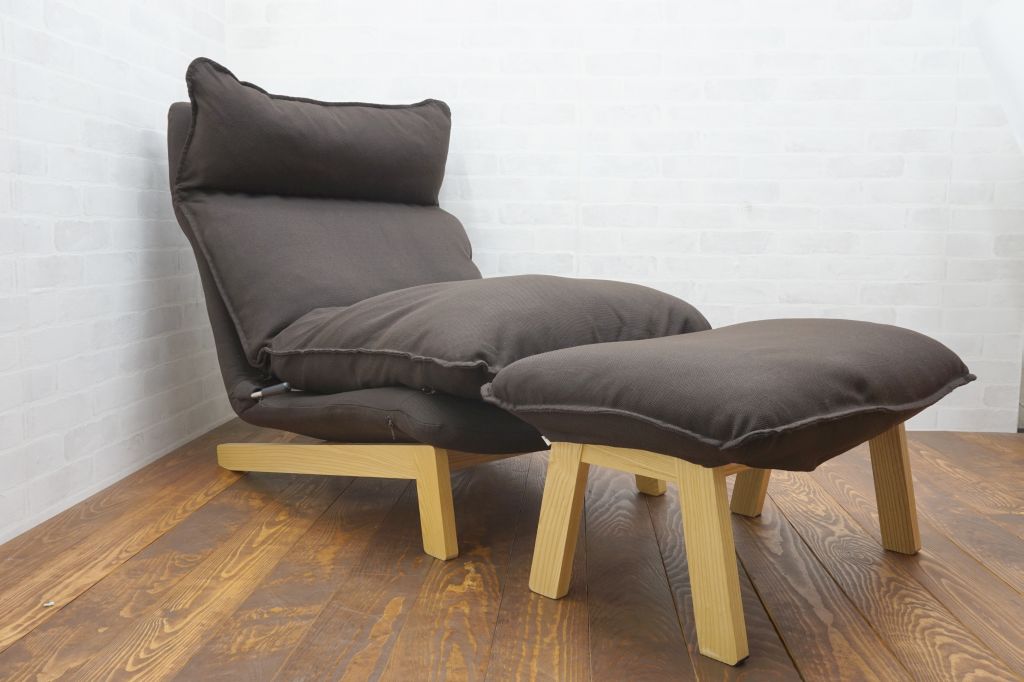 無印良品 ハイバックリクライニングソファー（1シーター）オットマン