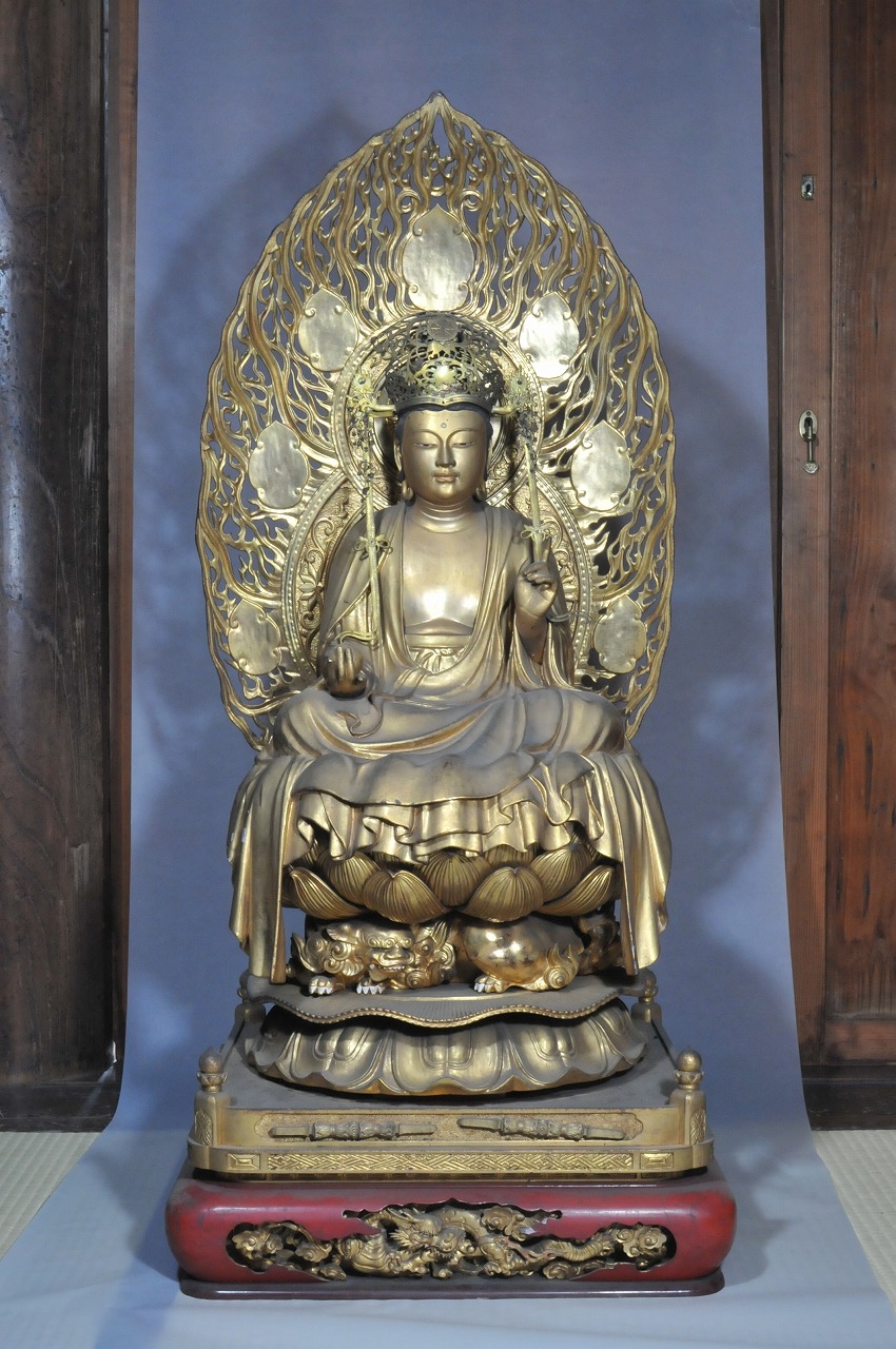 木造虚空蔵菩薩坐像 (県指定)／飯能市-Hanno City-