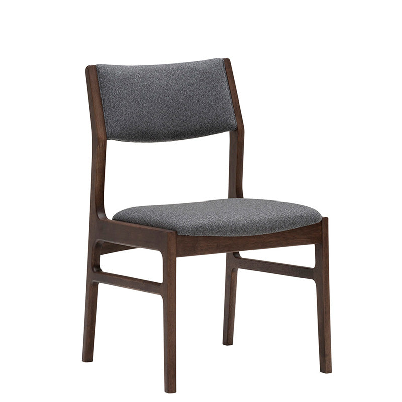 カリモク60+ アームレスダイニングチェアセラムダークグレー（モカ