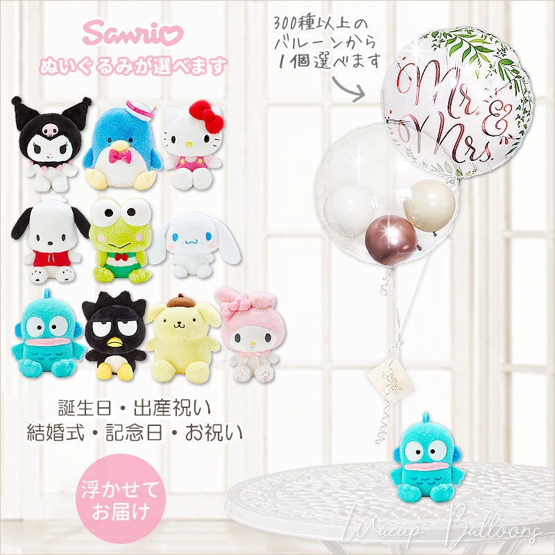 ハンギョドン ポチャッコ ハローキティ ポムポムプリン けろけろけろっ