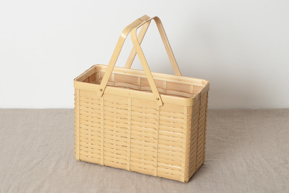 白竹の手つきかご 収納や買い物に – 市川籠店 | 1basketry