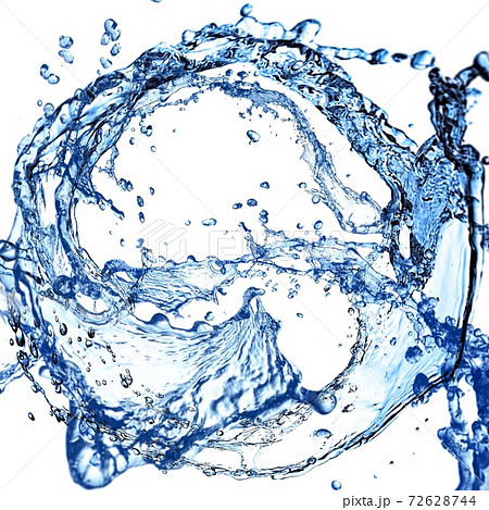 抽象的な水の渦のクローズアップのイラスト素材 [72628744] - PIXTA