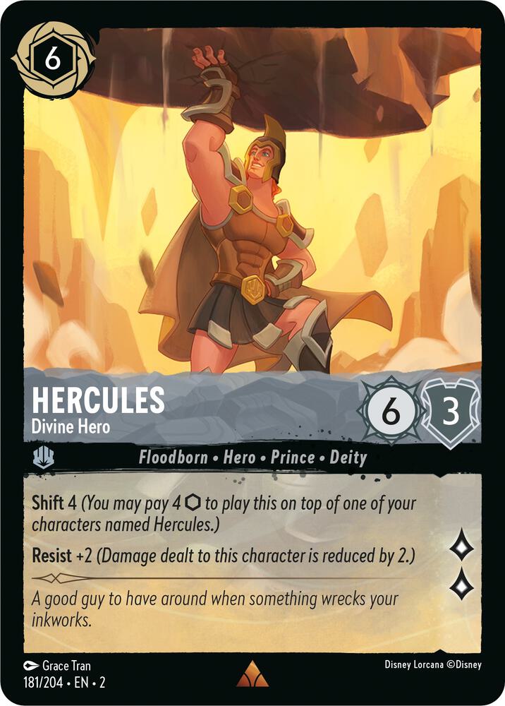 Hercules - Divine Hero - Rise of the Floodborn - Disney Lorcana