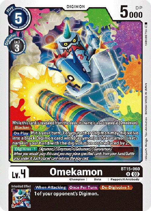 Omekamon - Exceed Apocalypse - Digimon Card Game - TCGplayer.com